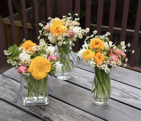 Teacher Appreciation floral gifts - petit flower arrangements in vase | Fresh flowers ...