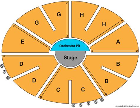 Cape Cod Melody Tent Seating Chart