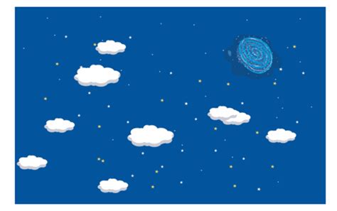 Science Animated Clipart-night sky stars animated clipart