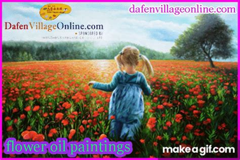 flower oil paintings on Make a GIF