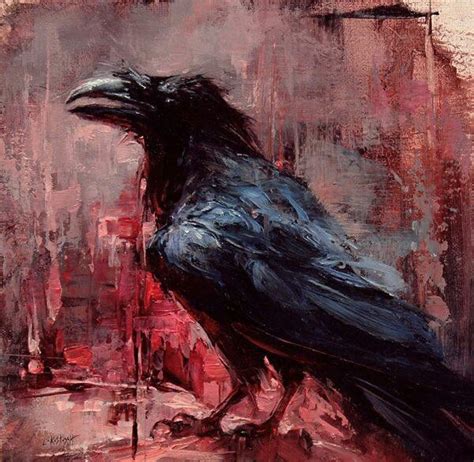 Crow painting image by Lorena Ruffini on Free as a Bird | Crow art ...