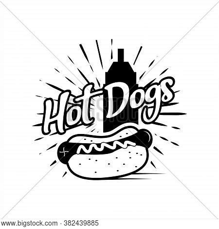 Hot Dogs Vintage Logo Vector & Photo (Free Trial) | Bigstock