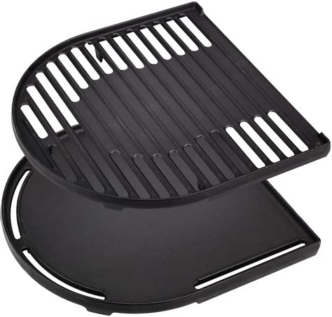 Grisun Cast Iron Grill Parts with Cooking Griddle and Grill Grates for ...