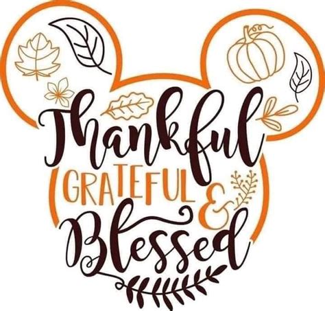 Pin by Ary Ordonex on Cricut | Disney thanksgiving, Grateful thankful blessed, Thankful