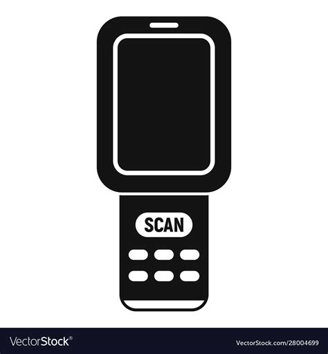 Handheld Barcode Scanner Icon