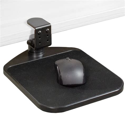 VIVO Black Rotating Desk Clamp Adjustable Computer Mouse Pad and Device Holder - Walmart.com