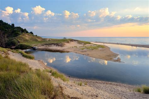 Michigan Nut Photography | Lake Michigan | Bass Lake Outlet and dam