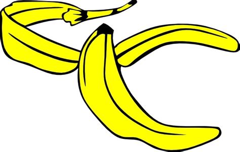 Banana Peel clip art Free vector in Open office drawing svg ( .svg ...