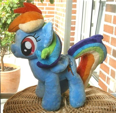 Handmade Rainbow Dash Plushie by HipsterOwlet on DeviantArt