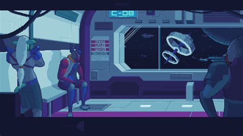 wanted :: pixel art :: station :: space :: kirokaze :: Sci-Fi :: gif ...