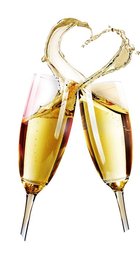 Champagne Glasses PNG | Birthday wine glasses, Champagne, Free birthday ...