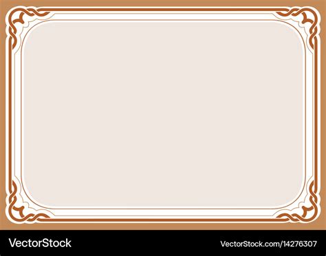 Brown background and frame Royalty Free Vector Image