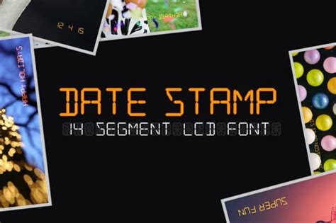 Date Stamp font free download • AllBestFonts.com