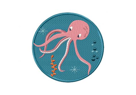 Ocean Life of Octopus Embroidery Design – Daily Embroidery