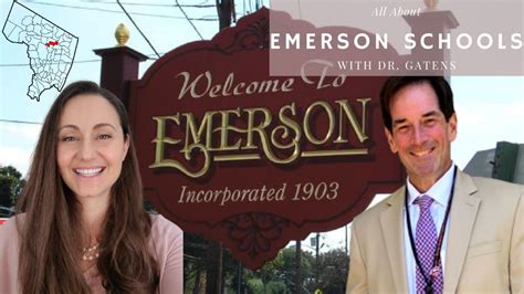 All About Emerson, NJ Schools with Dr. Brian Gatens - Move to Emerson, NJ - YouTube