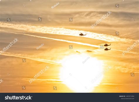 Aerial View Vapor Trail Sky During Stock Photo 1407071894 | Shutterstock