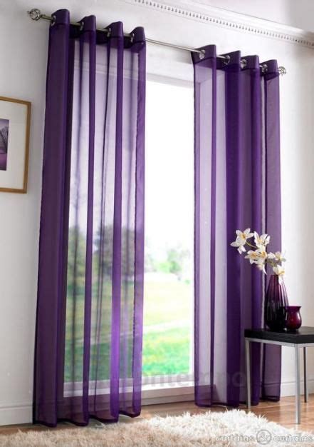 17+ Trendy living room curtains purple color schemes | Purple living ...