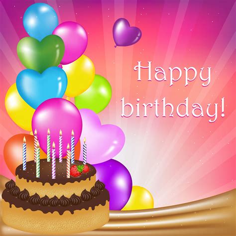 BANCO DE IMÁGENES GRATIS: Tarjeta de cumpleaños - Happy Birthday ...