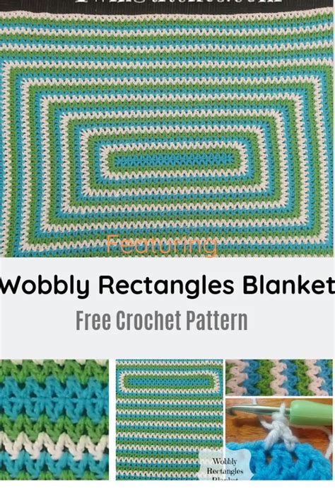 Easy And Beautiful Crochet Rectangle Blanket Worked In The Round - Daily Crochet