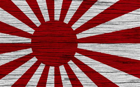 Download wallpapers 4k, Imperial Japanese Flag, wooden texture, Japan, Imperial Japanese Army ...