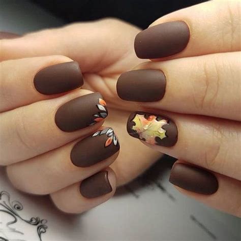 Top 20 Fall Leaves Nail Designs - Home, Family, Style and Art Ideas