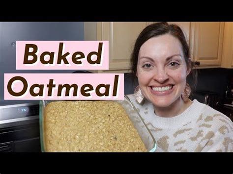 Baked Oatmeal | Cozy Breakfast - YouTube | Baked oatmeal, Breakfast, Oatmeal