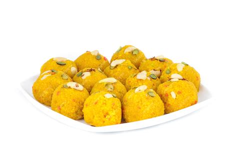 Premium Photo | Motichoor laddu