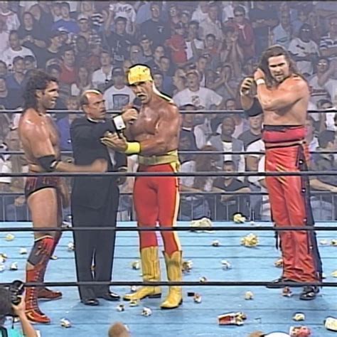 Hulk Hogan joins The nWo: WCW Bash at the Beach 1996 | 25 years ago ...