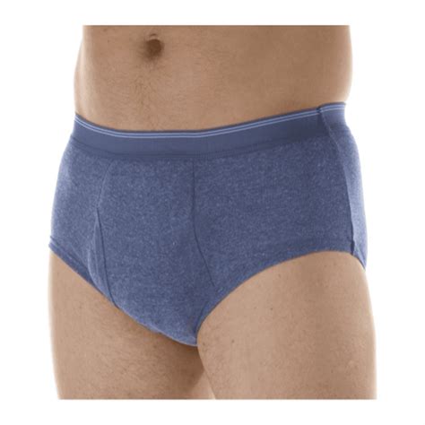 Wearever Men's Washable Incontinence Underwear Super Briefs, Grey ...