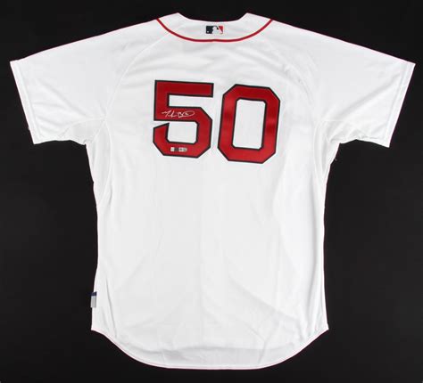 Mookie Betts Signed Red Sox Authentic Majestic Jersey (Fanatics & MLB ...