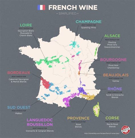 Map of France Wine Regions