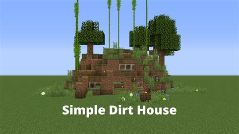 Simple Dirt House - YouTube