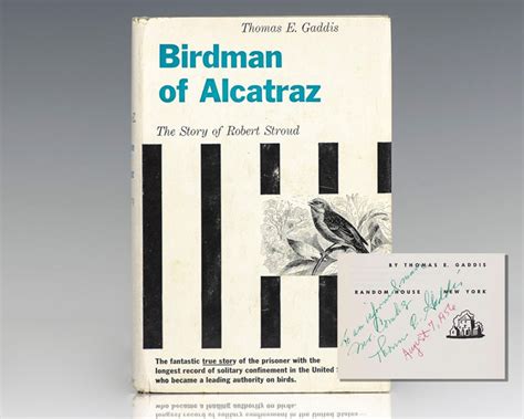 Birdman of Alcatraz: The Story of Robert Stroud. - Raptis Rare Books ...