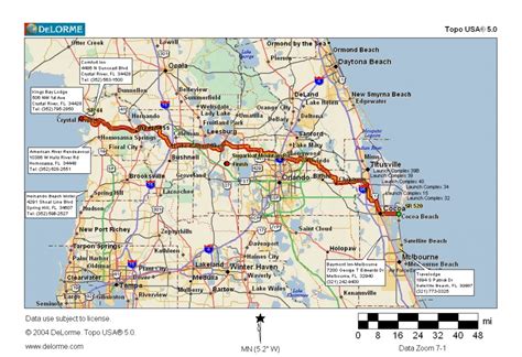 Cycling Routes Crossing Florida - Florida Bicycle Trails Map ...