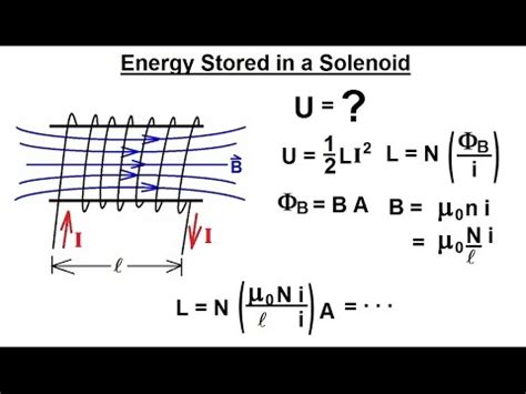 Physics - E&M: Inductance (9 of 20) Energy Stored in a Solenoid - YouTube