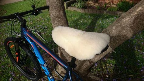 Bicycle Sheepskin Seat Cover - Good Wool Store