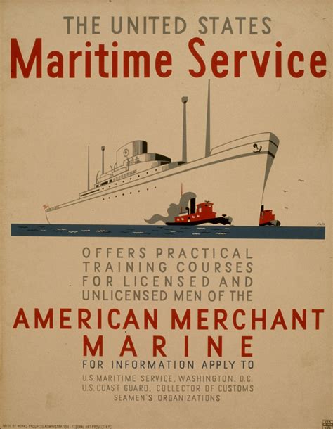 Vintage Marine Poster Free Stock Photo - Public Domain Pictures
