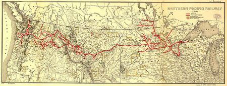 Northern Pacific Railway | Characteristics, Map & History | Study.com