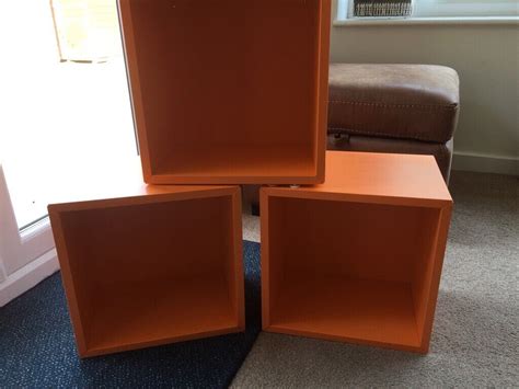 Beautiful orange Ikea storage cubes | in Christchurch, Dorset | Gumtree