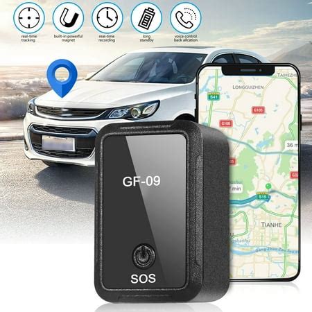 Magnetic Mini Car GPS Tracker Real Time Tracking Locator Device Voice ...