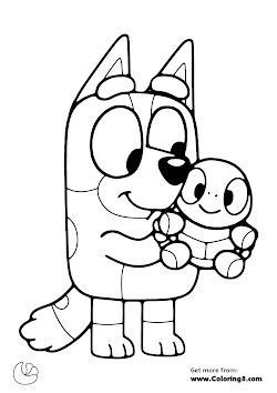 Bingo Heeler from Bluey | Disney coloring pages printables, Kids ...