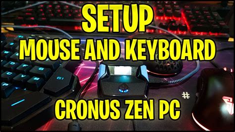 CRONUS ZEN APRENDA A CONFIGURAR TECLADO E MOUSE/ CONTROLE, 46% OFF