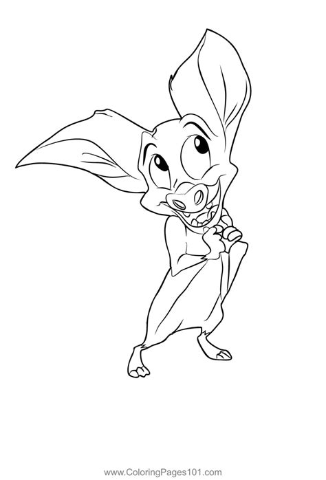 Bartok Coloring Pages - Free Anastasia Coloring Pages Printables