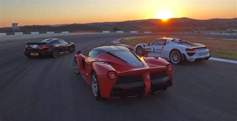 Chris Harris On Cars with the Holy Trinity: LaFerrari vs Porsche 918 vs ...