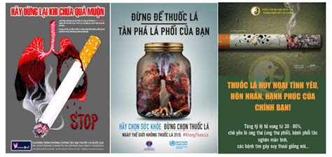 Thiết kế một áp phích (poster) tuyên truyền không hút thuốc lá.