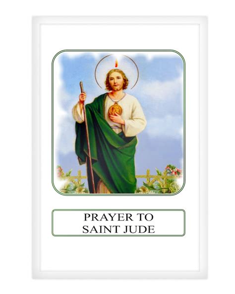 Saint Jude Prayer Card Hopeless Causes St Jude Patron - Etsy