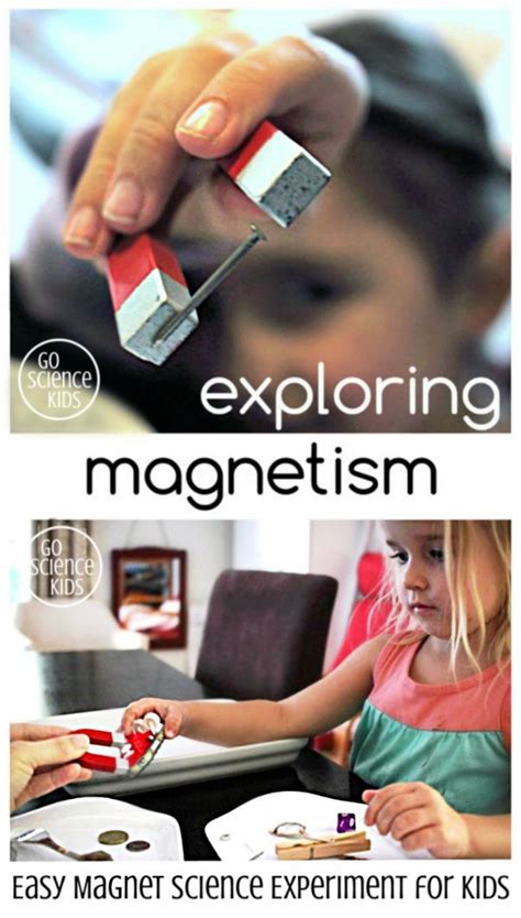 Exploring Magnetism: easy magnet science experiment for kids – Go ...