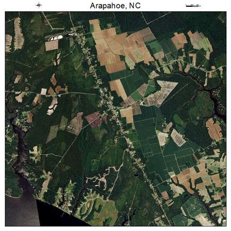 Aerial Photography Map of Arapahoe, NC North Carolina