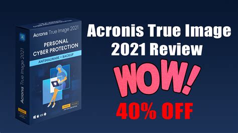 Acronis True Image 2021 Review