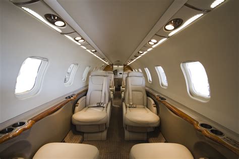 Lear 45XR Charter Aircraft Undergoes Complete Interior Refurbishment